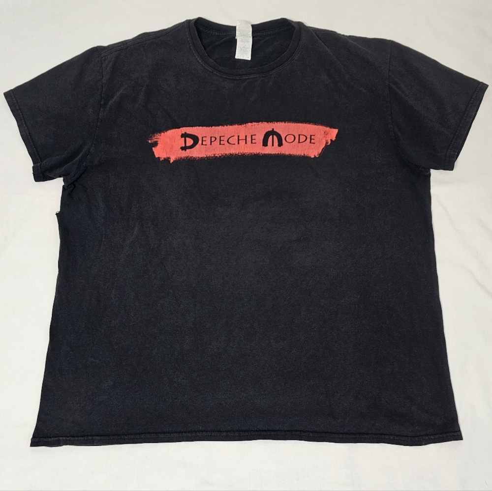 Depeche Mode Global Spirit Tour 2017 Band T-Shirt Gildan Black XL Vtg Rock